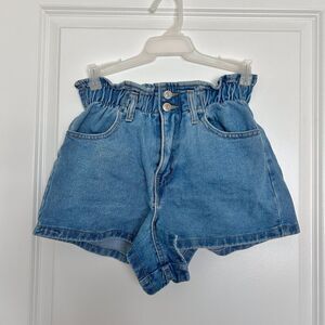 Forever 21 (24) NWOT High-waisted Paper Bag Denim Shorts